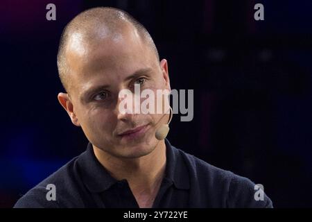 Turin, Italien. September 2024. Christian Hecker CEO der Trade Republic ist auf der italienischen Tech Week 2024 Credit: Marco Destefanis/Alamy Live News Stockfoto