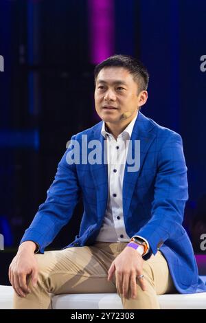 Turin, Italien. September 2024. Alfred Lin, Partner bei Sequoia Capital, ist Gast der italienischen Tech Week 2024 Credit: Marco Destefanis/Alamy Live News Stockfoto