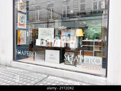 Shapero Rare Books Shop und Galerie, Mayfair, London, England. Stockfoto