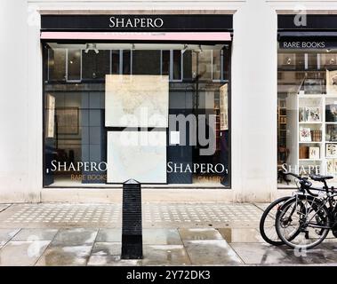 Shapero Rare Books Shop und Galerie, Mayfair, London, England. Stockfoto