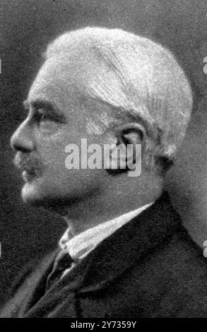 Herr E D Morel: Britischer Journalist, Autor, Pazifist und Labour-Mitglied am 22. November 1924 Stockfoto