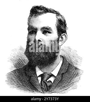 John Burns: 20. Oktober 1858 - 24. Januar 1943; englischer Politiker 13. Februar 1886 Stockfoto