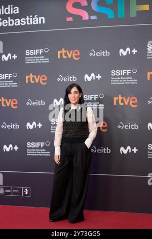 27. September 2024, Donostia / San Sebastian, Euskadi, Spanien: Alauda Ruiz de Azua besuchte am 27. September im Kursaal Theatre den „Querer“ Roten Teppich während des 72. San Sebastian International Film Festivals am 27. September 2024 in Donostia / San Sebastian, Spanien (Kreditbild: © Jack Abuin/ZUMA Press Wire) NUR REDAKTIONELLE VERWENDUNG! Nicht für kommerzielle ZWECKE! Stockfoto