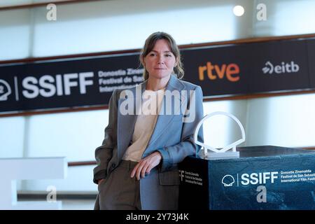 San Sebastian, Spanien. September 2024. Nagorea Aranburu nimmt am 27. September 2024 am Fotocall für Querer Teil, während des 72. San Sebastian International Film Festivals in San Sebastian, Spanien. (Foto: COOLMedia/NurPhoto) Credit: NurPhoto SRL/Alamy Live News Stockfoto