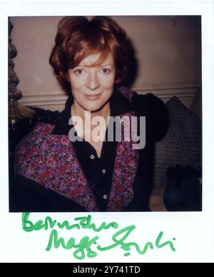 Maggie Smith, die britische Schauspielerin, die am 27. September 2024 starb Stockfoto