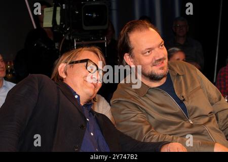 Sven Regener und Charly Huebner zu Gast bei der NDR Talk Show am 27.09.2024 in Hamburg Stockfoto