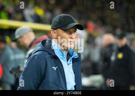 Trainer Peter ZEIDLER (BO) Fußball 1. Bundesliga, 5. Spieltag, Borussia Dortmund (DO) - VfL Bochum (BO) 4:2 am 27. September 2024 in Dortmund. #DFL-Vorschriften verbieten die Verwendung von Fotos als Bildsequenzen und/oder Quasi-Video # Stockfoto