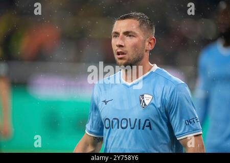 Maximilian WITTEK (BO) Fußball 1. Bundesliga, 5. Spieltag, Borussia Dortmund (DO) - VfL Bochum (BO) 4:2 am 27. September 2024 in Dortmund/Deutschland. #DFL-Vorschriften verbieten die Verwendung von Fotos als Bildsequenzen und/oder Quasi-Video # Stockfoto