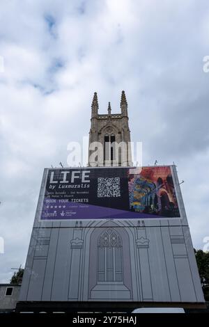 Restaurierung der St. Peter's Church, Brighton, Großbritannien (24. September) Stockfoto