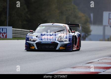 Jonas Karklys (LIT) / Pablo Schumm (DEU), #8, Audi R8 LMS GT3 evo2, Team: LIQUI Moly Team Engstler by Nordpass (DEU), Motorsport, ADAC GT Masters, Runde 5, Red Bull Ring, Spielberg, Österreich, Training, 27.09.2024 Foto: Eibner-Pressefoto/Jürgen Augst Stockfoto