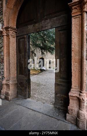 Armamentario oder Arsenale Tor zum Garten des Olympischen Theaters oder Teatro Olimpico in Vicenza Stockfoto