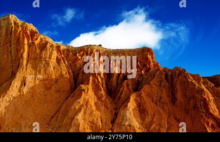 Falesia Beach, Praia da Falesia, Vilamoura, Algarve, Portugal, Europa Stockfoto