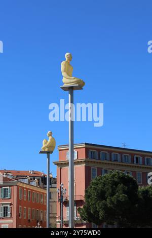 Kunst Place Massena Nizza Nizza Frankreich Stockfoto