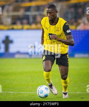 Dortmund, Deutschland. September 2024. Serhou Guirassy (BVB) Borussia Dortmund - VfL Bochum 27.09.2024 Urheberrecht (nur für journalistische Zwecke) von : Stockfoto