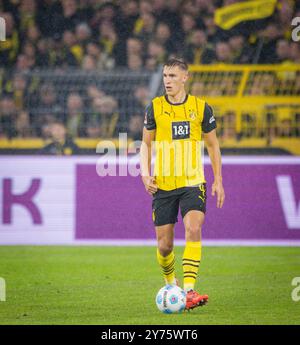 Dortmund, Deutschland. September 2024. Nico Schlotterbeck (BVB) Borussia Dortmund - VfL Bochum 27.09.2024 Copyright (nur für journalistische Zwecke) by Stockfoto