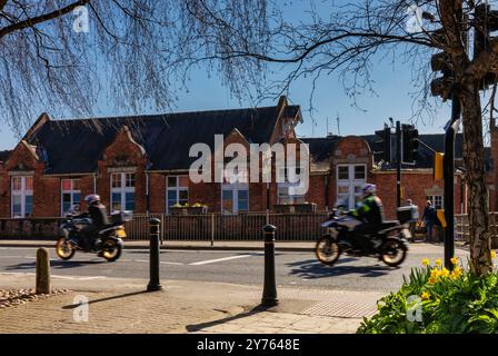 Horncastle, eine Marktstadt in Lincolnshire, England. Stockfoto