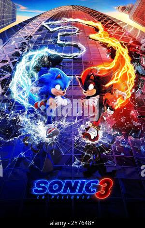 SONIC THE IGEL 3 (2024), Regie: JEFF FOWLER. Quelle: Paramount Pictures / SEGA / Album Stockfoto