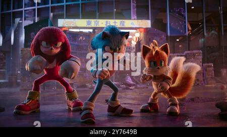 SONIC THE IGEL 3 (2024), Regie: JEFF FOWLER. Quelle: Paramount Pictures / SEGA / Album Stockfoto