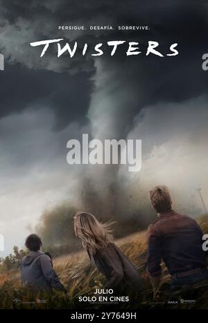 TWISTERS (2024) unter der Regie von LEE ISAAC CHUNG. Quelle: Amblin Entertainment/The Kennedy/Marshall Company/Universal Pictures/Warner Bros./Lightnin' Production Rentals/Album Stockfoto