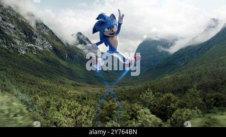 SONIC THE IGEL 3 (2024), Regie: JEFF FOWLER. Quelle: Paramount Pictures / SEGA / Album Stockfoto