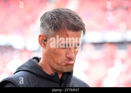 Freiburg, Deutschland. September 2024. Beim Spiel der 1. FBL: 24-25:1. FBL: 24-25:5. Sptg. SC Freiburg - FC St. Pauli DFL-VORSCHRIFTEN VERBIETEN DIE VERWENDUNG VON FOTOGRAFIEN ALS BILDSEQUENZEN UND/ODER QUASI-VIDEONann Credit: dpa/Alamy Live News Stockfoto