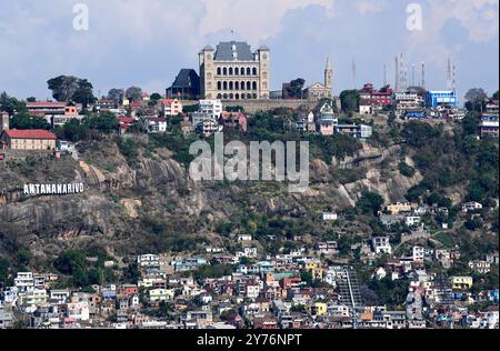 Antananarivo oder Tana (Spitzname) ist die Hauptstadt Madagaskars. Königspalast. Region Analamanga, Madagaskar. Stockfoto