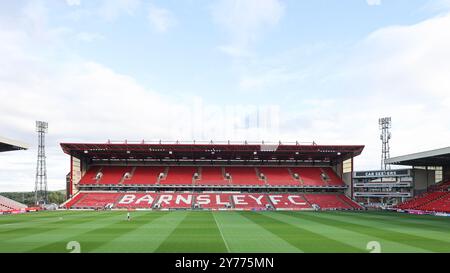 Oakwell, Barnsley am Samstag, den 28. September 2024. Eine allgemeine Ansicht des Bodens während des Spiels der Sky Bet League 1 zwischen Barnsley und Stockport County in Oakwell, Barnsley am Samstag, den 28. September 2024. (Foto: Stuart Leggett | MI News) Credit: MI News & Sport /Alamy Live News Stockfoto