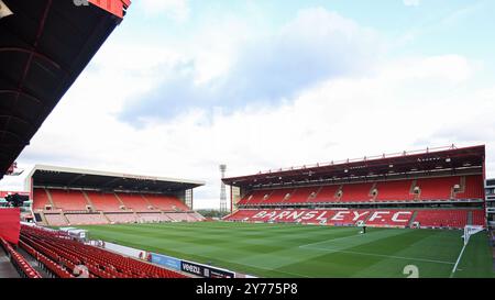 Oakwell, Barnsley am Samstag, den 28. September 2024. Eine allgemeine Ansicht des Bodens während des Spiels der Sky Bet League 1 zwischen Barnsley und Stockport County in Oakwell, Barnsley am Samstag, den 28. September 2024. (Foto: Stuart Leggett | MI News) Credit: MI News & Sport /Alamy Live News Stockfoto