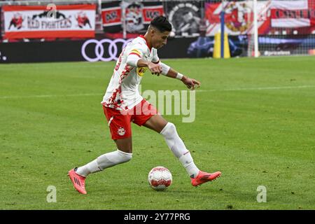 Salzburg, Österreich. September 2024. SALZBURG, ÖSTERREICH - 28. SEPTEMBER: Adam Daghim von Salzburg während des Admiral-Bundesliga-Spiels zwischen dem FC Red Bull Salzburg und dem FK Austria Wien in der Red Bull Arena am 28. September 2024 in Salzburg. 240928 SEPA 26 031 - 20240928 PD9562 Credit: APA-PictureDesk/Alamy Live News Stockfoto