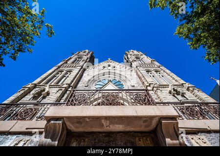 Kathedrale der Madeleine Salt Lake City Utah im Herbst 2024 Stockfoto