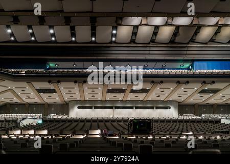 Berlin: Das ICC war eines der größten Konferenzzentren in Deutschland. Er ist seit einigen Jahren leer. Stockfoto