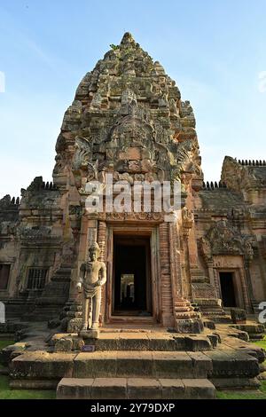 Der Phanom Sung Historical Park ist eine archäologische Stätte in Thailand, die die Ruinen von Prasat Phanom Sang, einem Tempelkomplex des HinduKhmer-Reiches, umfasst Stockfoto