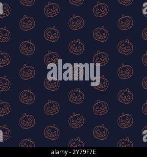 Halloween Vektor Hintergrundbild Muster Stock Vektor