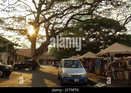 20. Januar 2019, Galle, Sri Lanka: In der alten Festung Galle, Sri Lanka. Kopierraum für Text, horizontales Bild Stockfoto