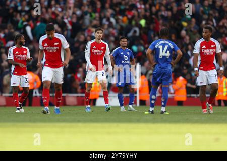 London, Großbritannien. September 2024. Arsenal Mittelfeldspieler Kai Havertz (29) während des Spiels Arsenal FC gegen Leicester City FC English Premier League im Emirates Stadium, London, England, Großbritannien am 28. September 2024 Credit: Every Second Media/Alamy Live News Stockfoto