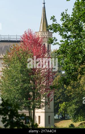 Schloss Evenburg in leer Stockfoto