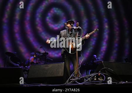 London, Großbritannien. September 2024. LONDON, ENGLAND – 28. SEPTEMBER: Matt Johnson von „The“ tritt am 28. September 2024 im Alexandra Palace in London auf. CAP/MAR © MAR/Capital Pictures Credit: Capital Pictures/Alamy Live News Stockfoto