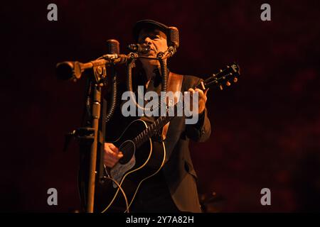 London, Großbritannien. September 2024. LONDON, ENGLAND – 28. SEPTEMBER: Matt Johnson von „The“ tritt am 28. September 2024 im Alexandra Palace in London auf. CAP/MAR © MAR/Capital Pictures Credit: Capital Pictures/Alamy Live News Stockfoto