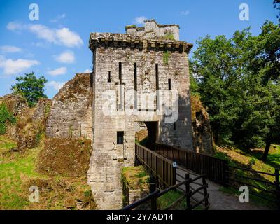 Elven Towers, Largoet Festung, Elven, Morbihan, Frankreich Stockfoto