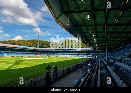 Doetinchem, Niederlande. September 2024. DOETINCHEM, NIEDERLANDE - 29. SEPTEMBER: Allgemeine Ansicht von de Vijverberg vor dem niederländischen Keuken Kampioen Divisie Spiel zwischen de Graafschap und Vitesse im Stadion de Vijverberg am 29. September 2024 in Doetinchem, Niederlande. (Foto von Rene Nijhuis/Orange Pictures) Credit: Orange Pics BV/Alamy Live News Stockfoto