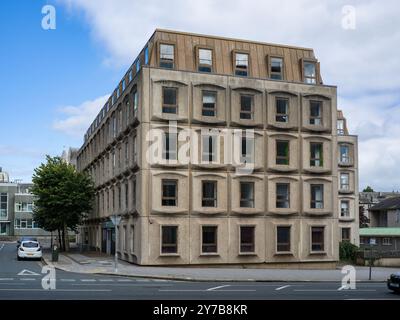 MIDLAND HAUS PLYMOUTH BRUTALISTISCHE ARCHITEKTUR BRUTALISMUS GEBÄUDE Stockfoto