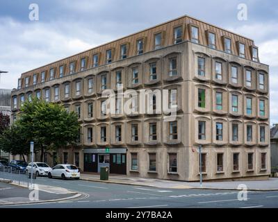 MIDLAND HAUS PLYMOUTH BRUTALISTISCHE ARCHITEKTUR BRUTALISMUS GEBÄUDE Stockfoto