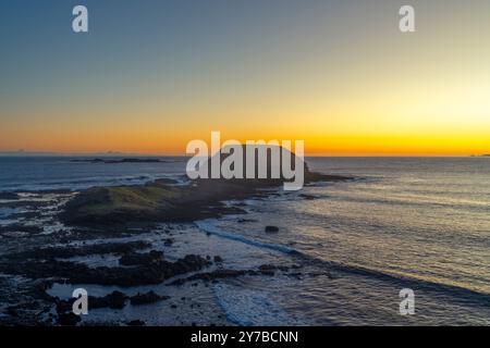 Die Pyramiden bei Sonnenuntergang, Phillip Island, Victoria, Australien Stockfoto