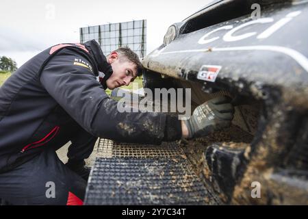 EVANS Elfyn, Toyota GR Yaris Rally1, Porträt während der Rallye Chile 2024, 11. Runde der WRC World Rally Car Championship 2024, 26. Bis 29. September 2024 in Concepcion, Chile Stockfoto