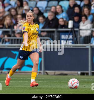 Manchester am Sonntag, den 29. September 2024. Während des Barclays FA Women's Super League Spiels zwischen Manchester City und Brighton und Hove Albion im Joie Stadium, Manchester am Sonntag, den 29. September 2024. (Foto: Mike Morese | MI News) Credit: MI News & Sport /Alamy Live News Stockfoto