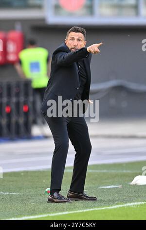 Stadio Olimpico, Rom, Italien. September 2024. Fußball der Serie A; Roma gegen Venezia; Eusebio Di Francesco Cheftrainer des Venezia FC Credit: Action Plus Sports/Alamy Live News Stockfoto