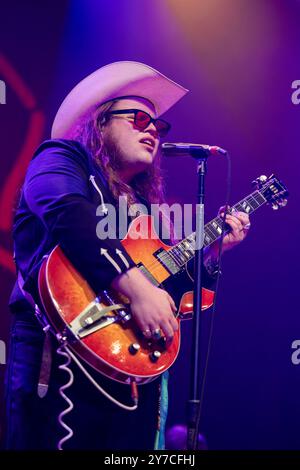 Madison, USA. September 2024. Musiker Marcus King im Sylvee am 28. September 2024 in Madison, Wisconsin (Foto: Daniel DeSlover/SIPA USA) Credit: SIPA USA/Alamy Live News Stockfoto