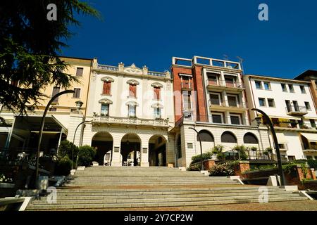 Das historische Zentrum von Conegliano Veneto in der Provinz Treviso. Veneto, Italien Stockfoto