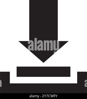 Laden Sie das Logo-Design der Icon-Vektor-Illustration herunter Stock Vektor