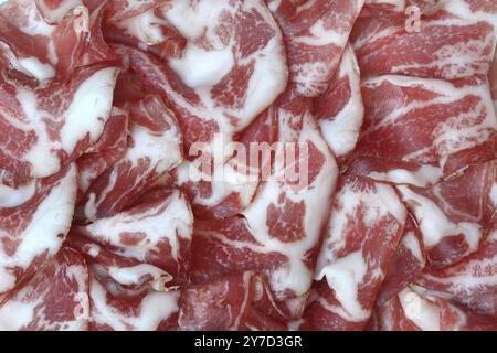 Coppa, italienische Wurstsorte, Italien, Europa Stockfoto